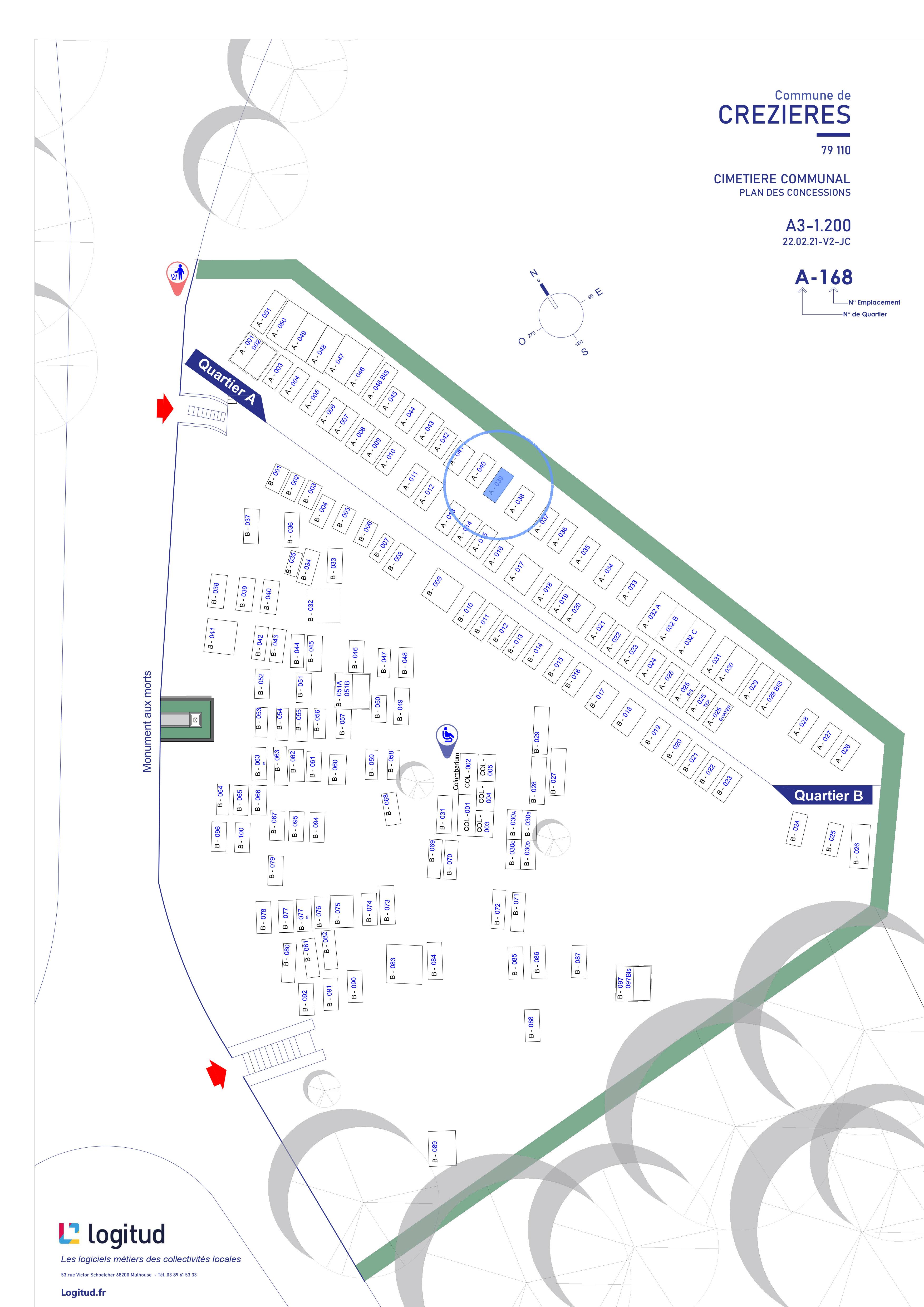 cimtière de Chef-Boutonne-communes-déléguées