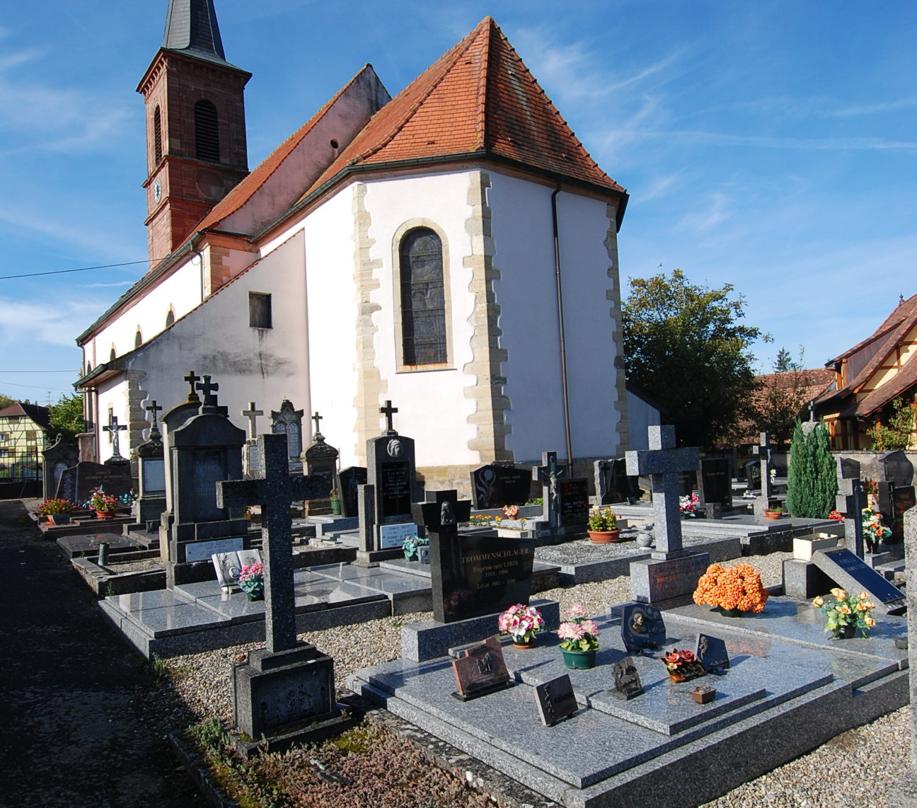 église et cimetière d'altenach