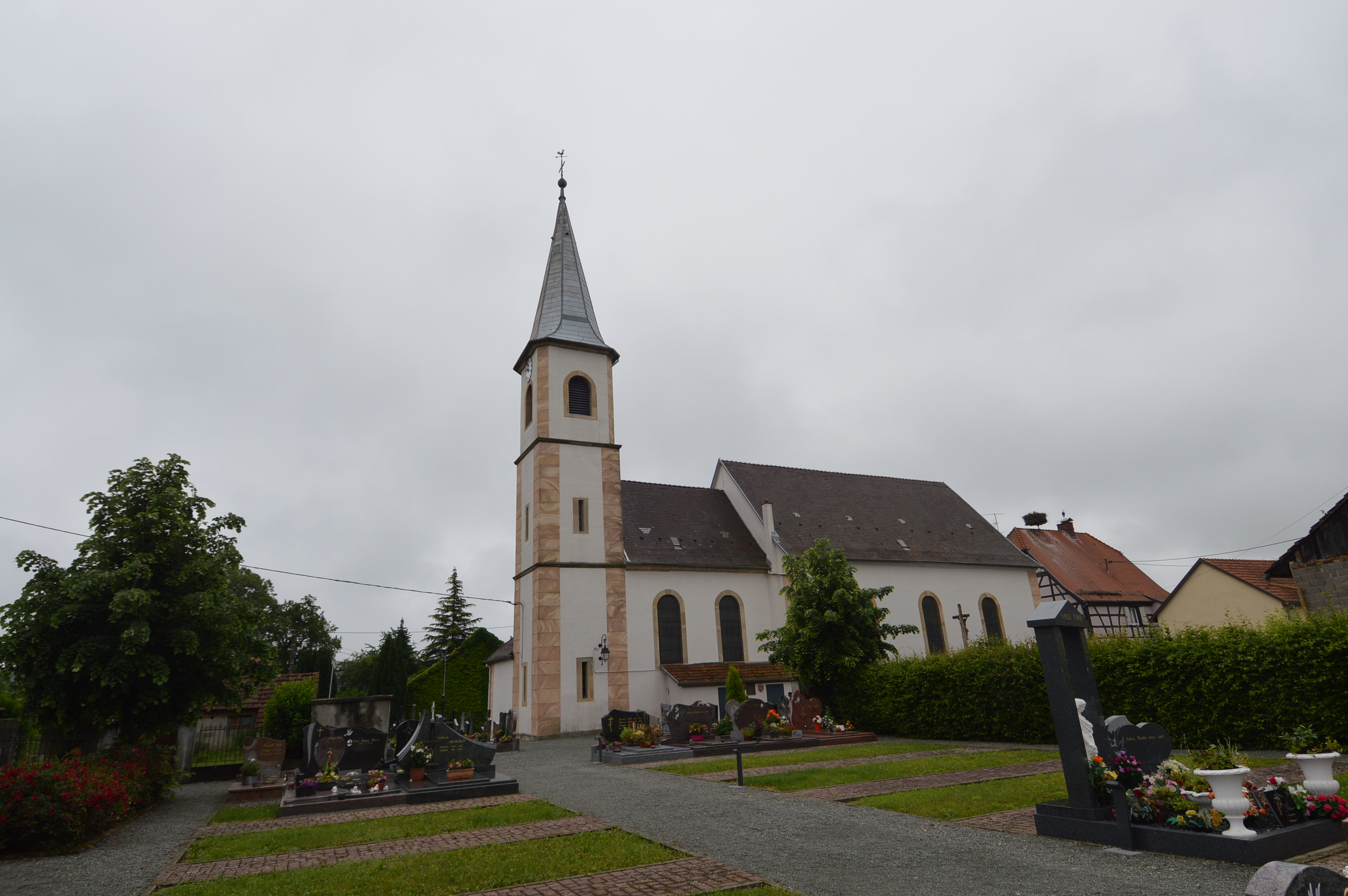 église et cimetière de Hagenbach